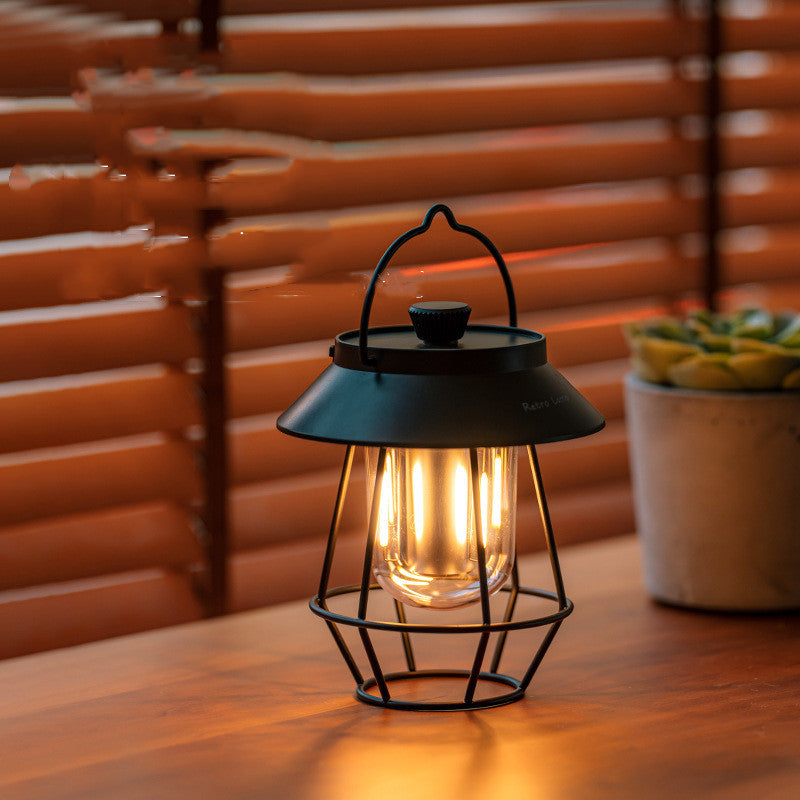 GlowCamp LED Lantern – Retro